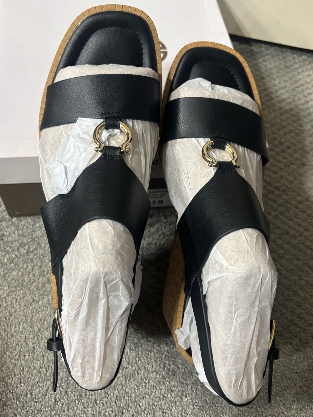 Women's Harperr Memory Foam Platform Wedge Sandals size 9.5M brand new - Picture 2 of 10